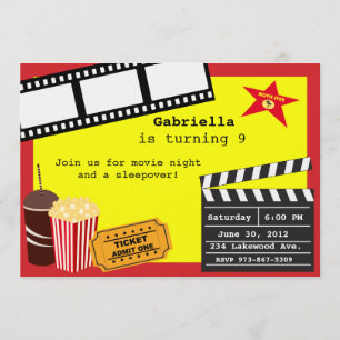 Perfect Movie Night Invitation