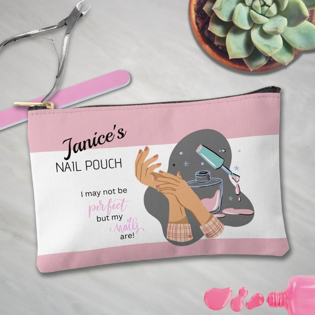 Perfect Nails Personalised Accessory Bag (Creator Uploaded)