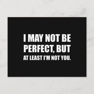 Perfect Not You Postcard