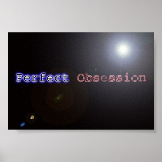 Perfect Obsession Band Poster (Front)