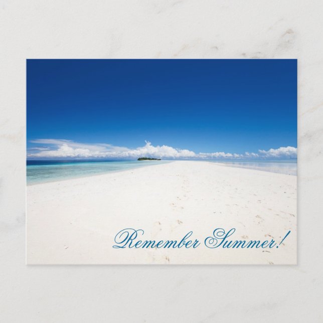 Perfect ocean beach postcard (Front)