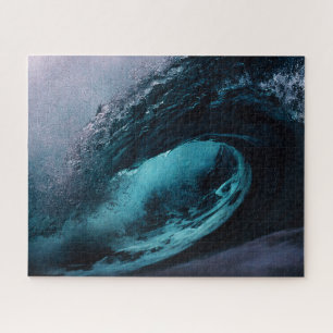 Perfect Ocean Wave Tunnel Jigsaw Puzzle