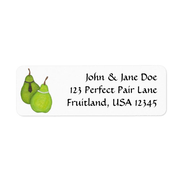 Perfect Pair Address Labels (Front)