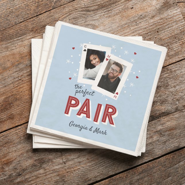 Perfect Pair Casino Theme Couples Napkin (Creator Uploaded)