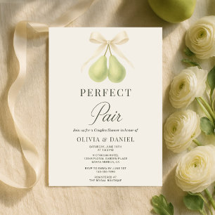 Perfect Pair Couples Shower Invitation