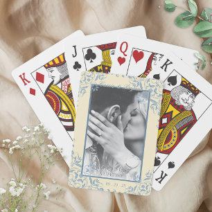 Perfect Pair Engagement Wedding Photo Favors Playing Cards