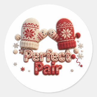Perfect Pair Mittens Sticker