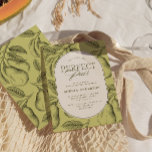 Perfect Pair Vintage Pear Bridal Shower Invitation<br><div class="desc">Celebrate the upcoming union of a special couple with our "Perfect Pair" Bridal Shower Invitation, where vintage charm meets timeless elegance. This beautifully crafted invitation captures the essence of love and partnership, making it perfect for a memorable bridal shower. The invitation features a delightful vintage-inspired allover pear design on both...</div>