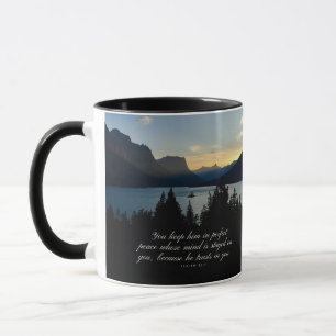 Perfect Peace Isaiah 26:3 Poster Mug