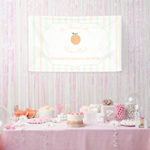 Perfect Peach Bridal Shower Banner