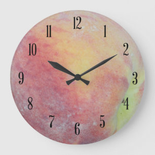 Perfect Peach Large Clock