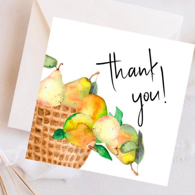 Perfect Pear - Bridal/Couples Thank You Card (Creator Uploaded)