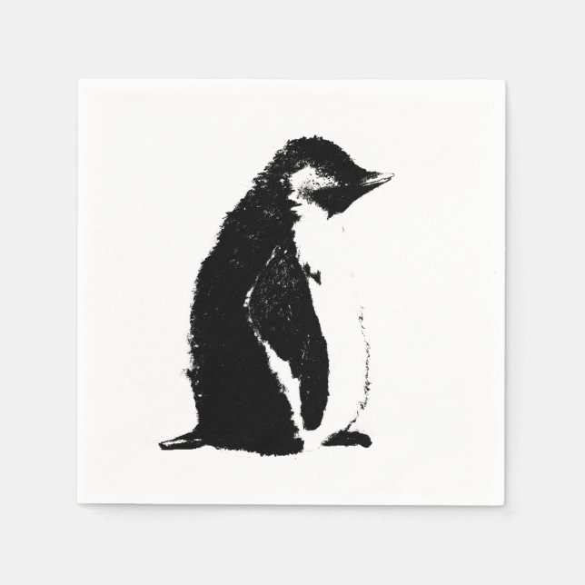 Perfect Penguin Napkin (Front)