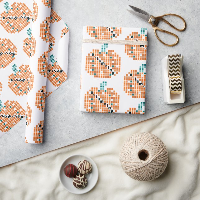 Perfect Pumpkins = Autumning Wrapping Paper (Crafts)