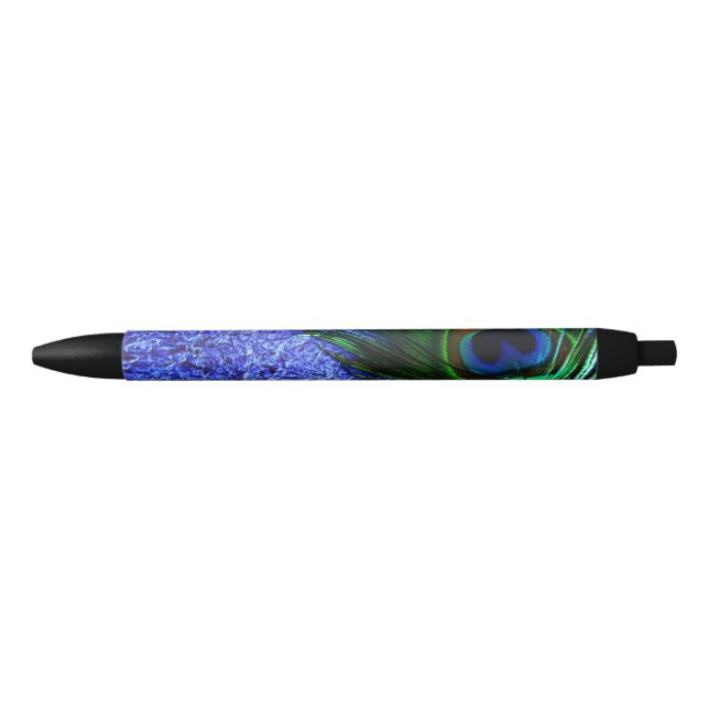 Perfect Purple Peacock Blue Ink Pen (Front)