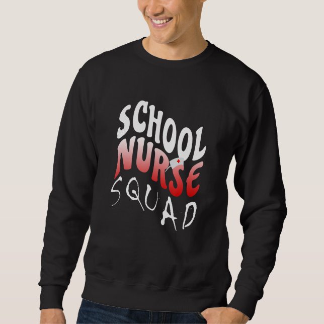Perfect School Nurse Squad Nursing Nurse's Women N Sweatshirt (Front)