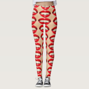 Perfect Smile Femme Fatale Pop-art Leggings