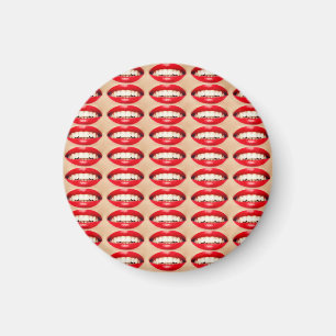 Perfect Smile Femme Fatale Pop-art Magnet