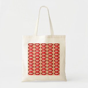 Perfect Smile Femme Fatale Pop-art Tote Bag