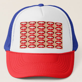 Perfect Smile Femme Fatale Pop-art Trucker Hat