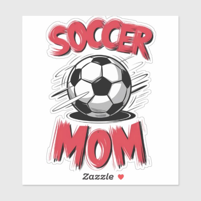 Perfect Soccer Mum Decal for Proud Moms! ⚽💖 (Sheet)