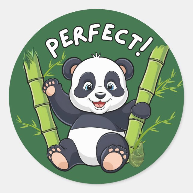 Perfect  Sticker,  Panda Stickers (Front)