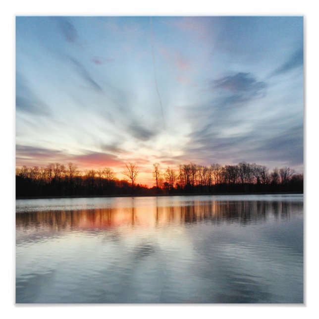 perfect sunrise photo print (Front)