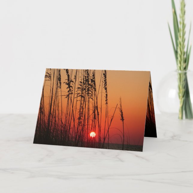 Perfect Sunset - Customised Card (Front)