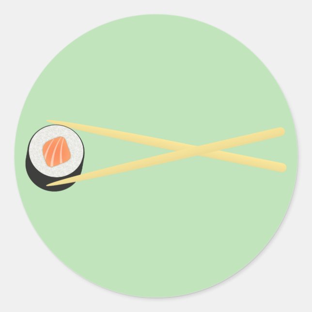 Perfect Sushi I Classic Round Sticker (Front)