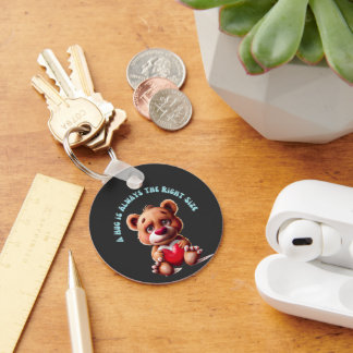 Perfect Teddy Bear Gift Key Ring