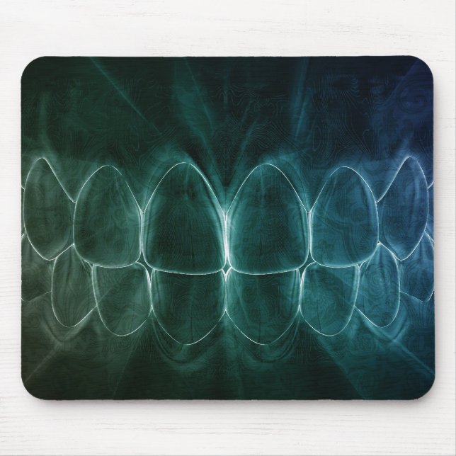 Perfect Teeth Bite Dentist Mousepad (Front)