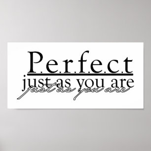 Perfect Word Art Poster
