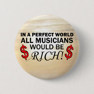 Perfect World 6 Cm Round Badge