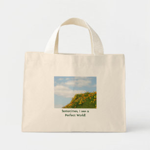 Perfect World tote bags Flower Meadow poppies