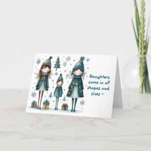 PERFECT YOU DAUGHTER CHRISTMAS CARD
