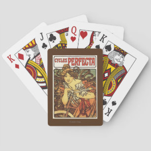 Perfecta with Woman Advertisement Poste Playing Cards