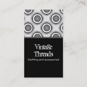 Perfectly Chic Business Card, Grey Card