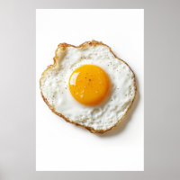 Perfectly Fried Egg with Crisp Edges and Golden Yo