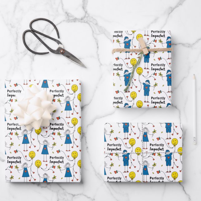 Perfectly Imperfect 1B Mix_Wrapping Paper (Front)