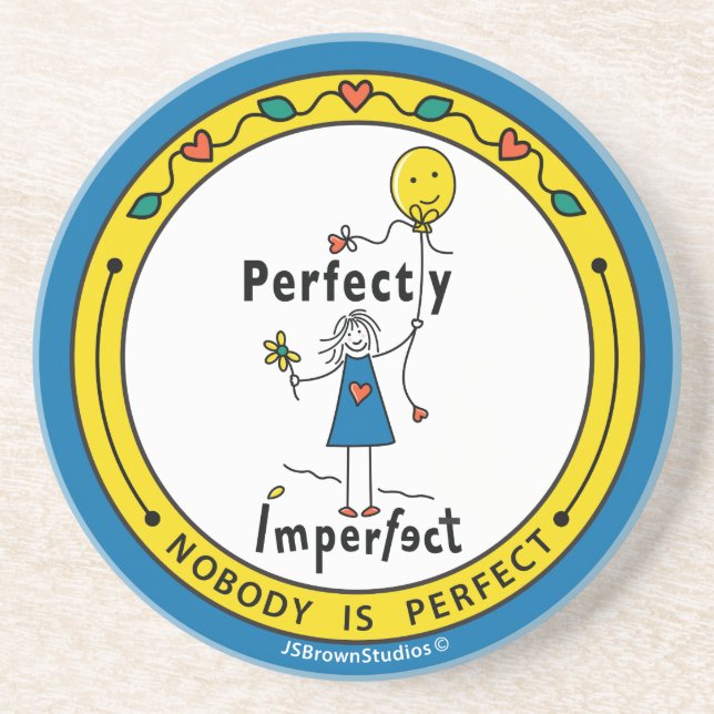 Perfectly Imperfect 1B_Round Coaster (Front)