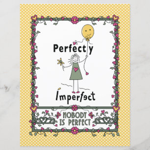 Perfectly Imperfect 1C_Flat Paper Sheet 8.5x11”