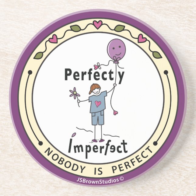 Perfectly Imperfect 2A_Round Coaster (Front)