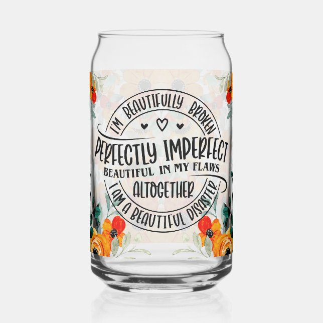 Perfectly Imperfect Can Glass (Left)