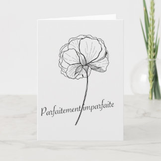 perfectly imperfect card