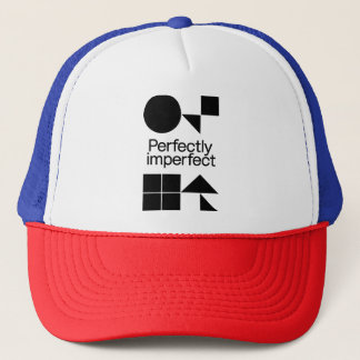 Perfectly Imperfect - Geometric Harmony Trucker Hat