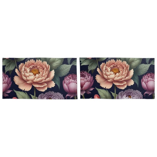Perfectly matches with Peony Floral Pattern  Pillowcase (Back-Set)