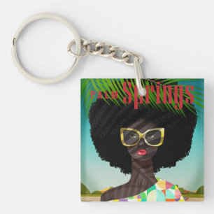 Perfectly Palm Springs Key Ring