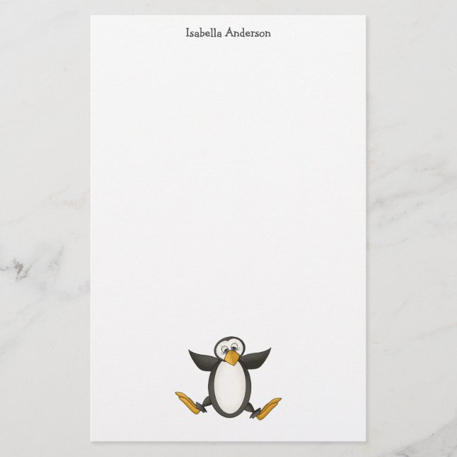 Perfectly Penguin · Jumping Stationery (Front)