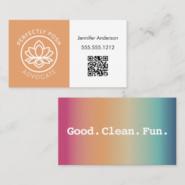 Perfectly POSH Advocate Business Card (Front/Back)