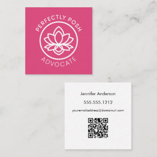 Perfectly POSH Advocate Square Business Card